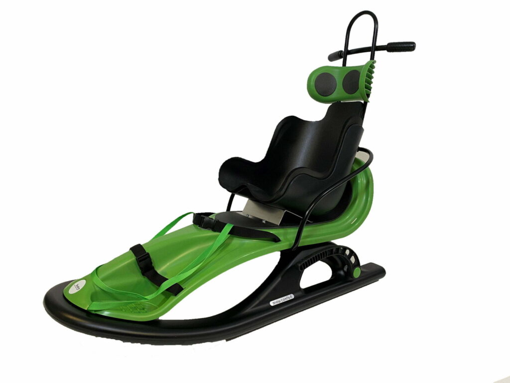 Produktbilde av SnowComfort i grønn sett fra siden med hvit bakgrunn