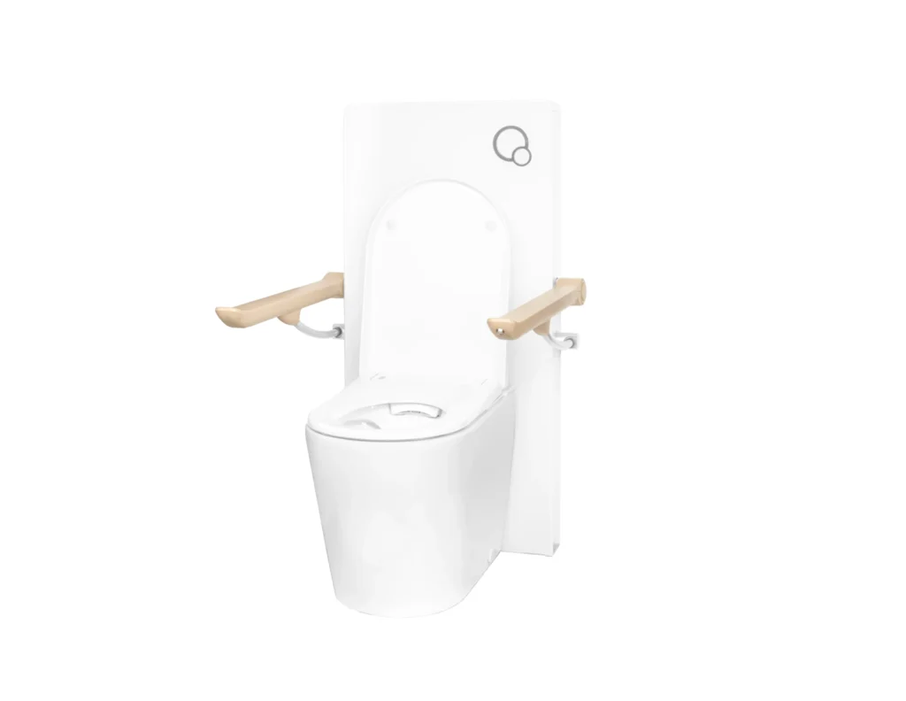 CareBidets JHC4000+ duschtoalett med armstöd infällt