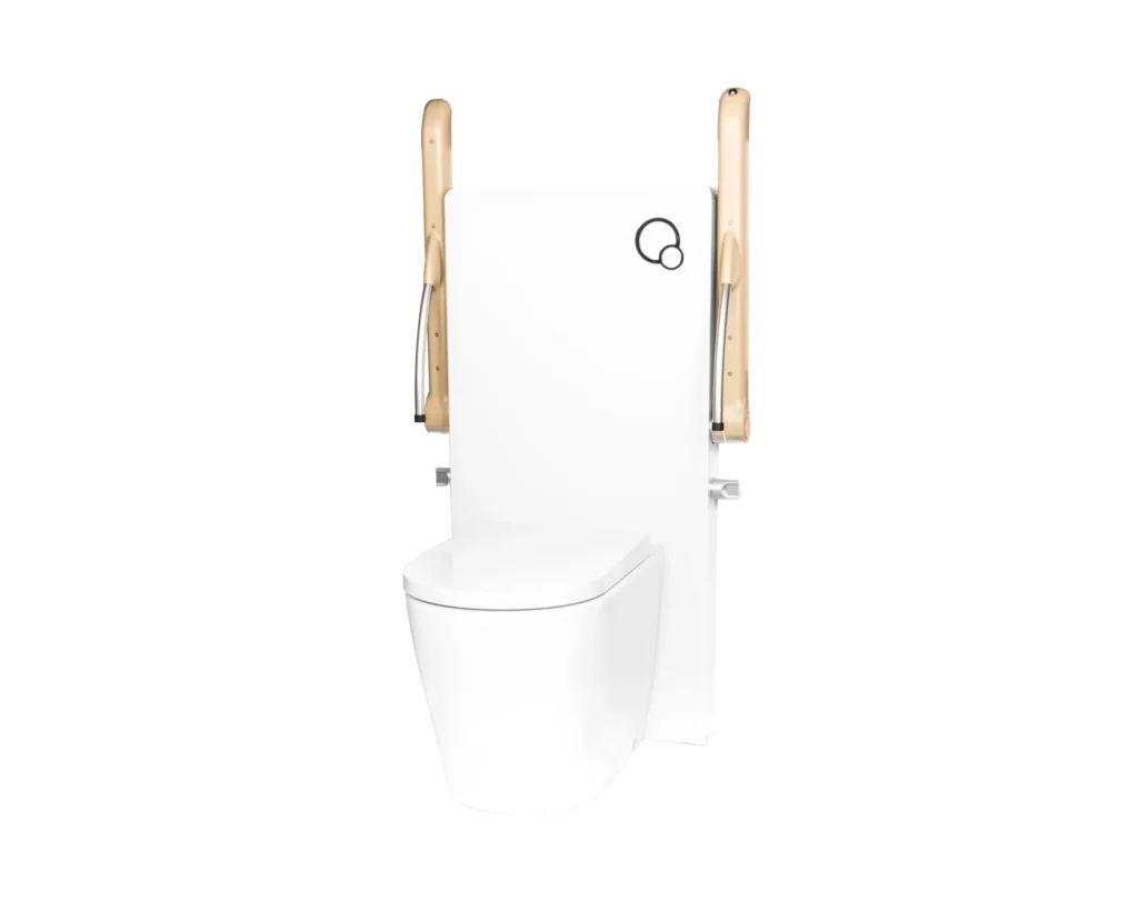 CareBidets JHC4000+ duschtoalett med armstöd uppfällt