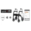 Rollator Rollz Rhythm rollator tre signaler, Rollz-app för iOS och Android, Rollz Rhythm modul 2