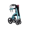 Sammanfälld rollator. Rollatorn Rollz Motion i färgen Island Blå.