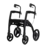 Rollz Motion Rhythm Mattsvart rollator