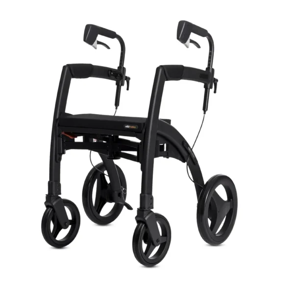 Rollz Motion Rhythm Mattsvart rollator
