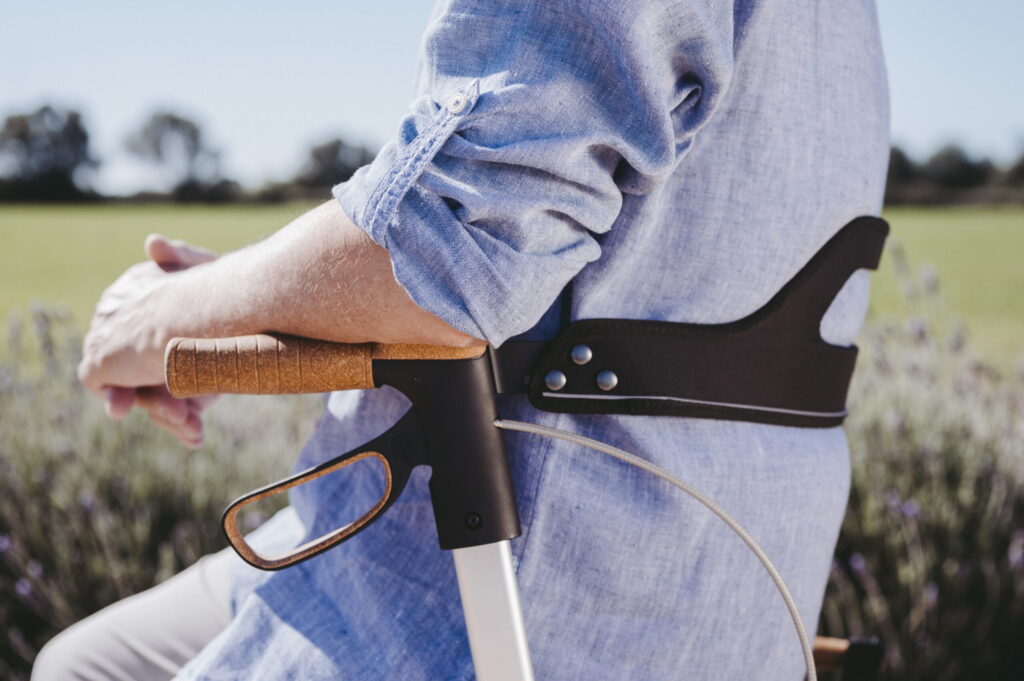 Ryggbelte på Saljol Allrounder Rollator