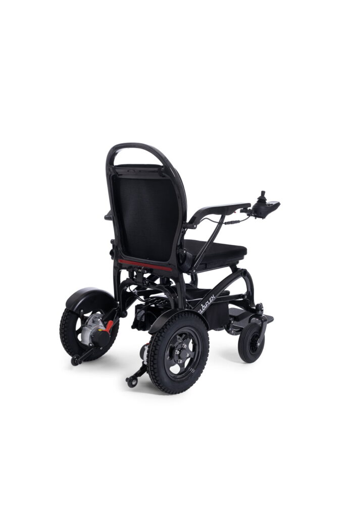 Eloflex C3 elektrisk rullstol sedd bakifrån