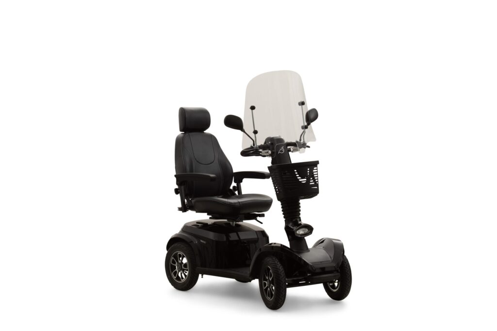 Presto el-scooter produktbild sedd framifrån från sidan