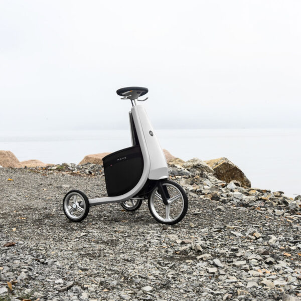 Movu trehjulsrollator hvit